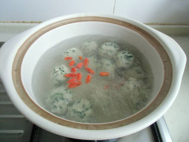 青菜肉丸步骤10