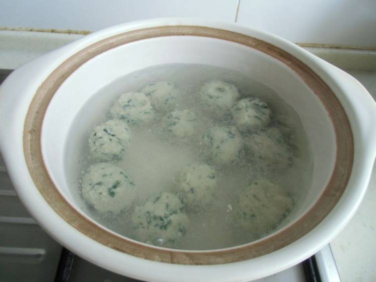青菜肉丸步骤9
