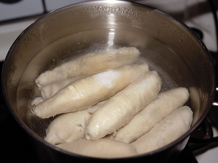 菜结素鸡腿步骤5