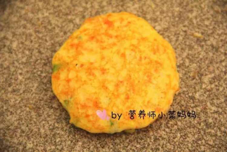 银鱼丝瓜山药饼步骤7