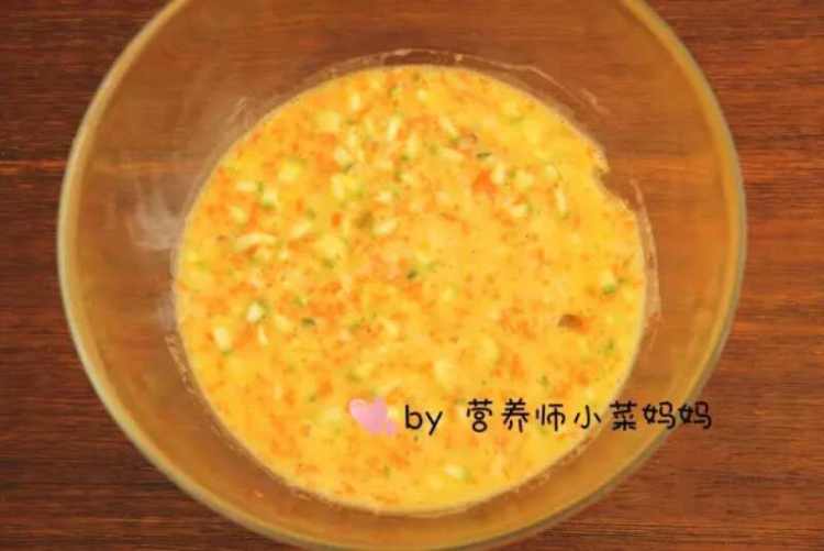 银鱼丝瓜山药饼步骤5