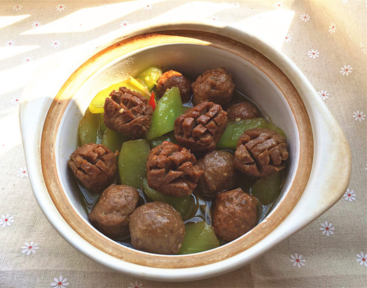 莴笋烧牛肉丸步骤15
