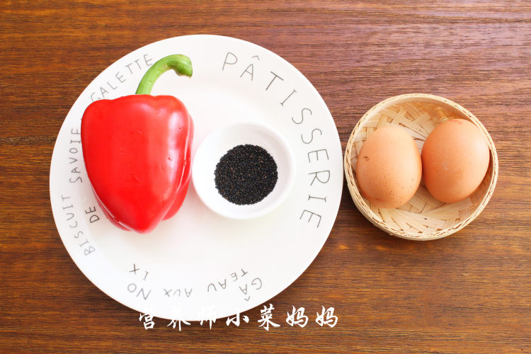 彩椒煎蛋步骤1