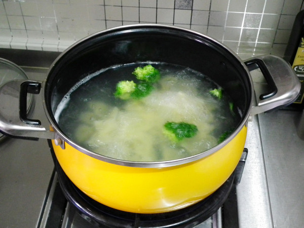 培根蘑菇蝴蝶意面#本步骤4