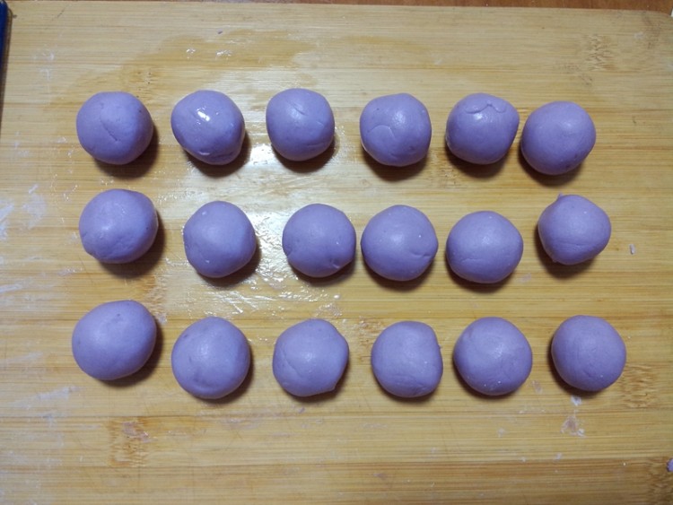紫薯花生馅汤圆步骤12