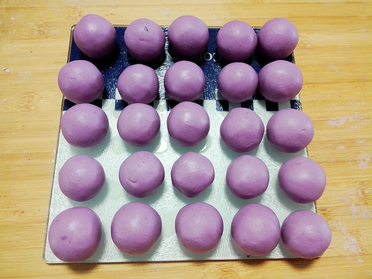 紫薯花生馅汤圆步骤14