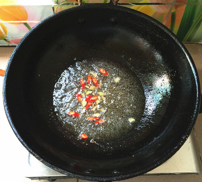 腌苦辣菜炒土猪肉丝#步骤5