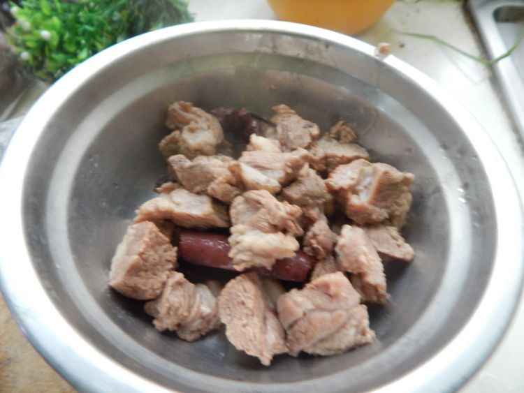山药烧羊肉步骤5