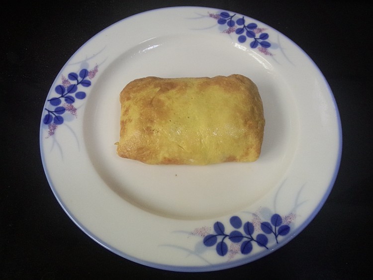 蛋包豌豆炒饭步骤10