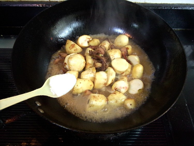 酱肉芋仔饭步骤8
