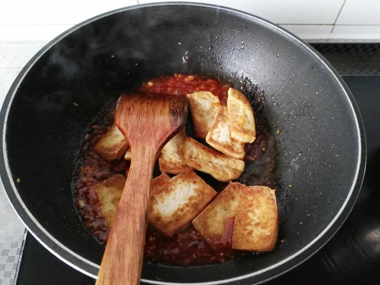 甜辣豆腐步骤7