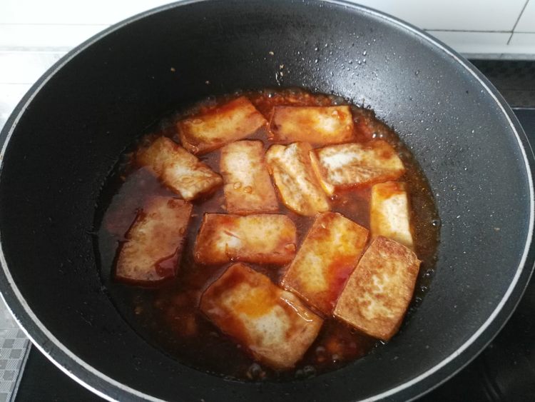 甜辣豆腐步骤8
