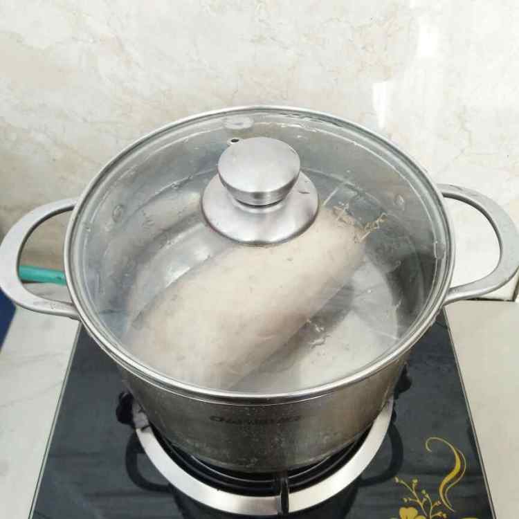 红豆糯米藕步骤8