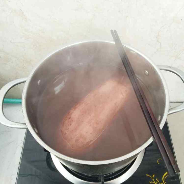 红豆糯米藕步骤9