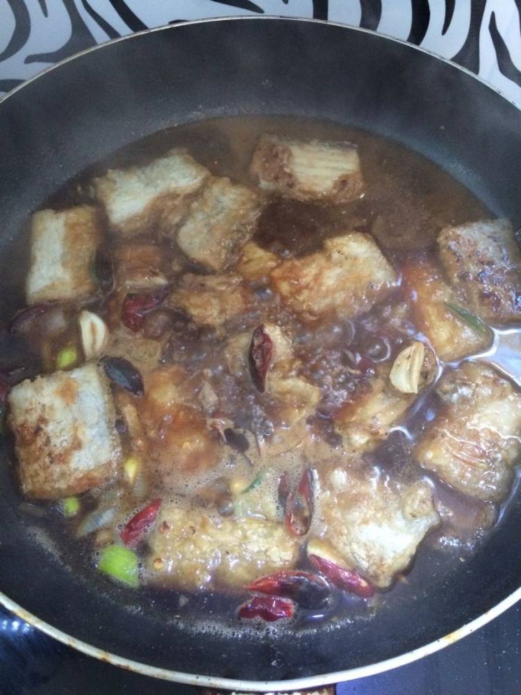 红烧带鱼步骤9