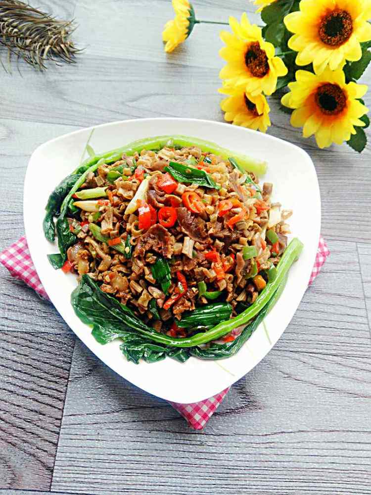 干豆角炒鸡胗步骤15
