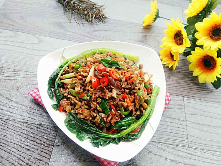 干豆角炒鸡胗步骤16
