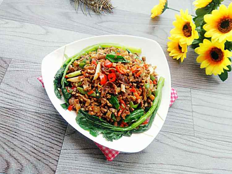 干豆角炒鸡胗步骤18
