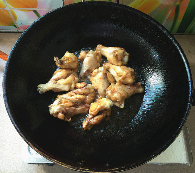 蚝汁鸡腿#非转基因金步骤7