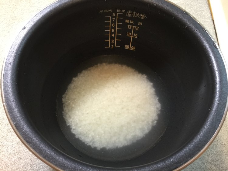 明太子奶油炊饭步骤2