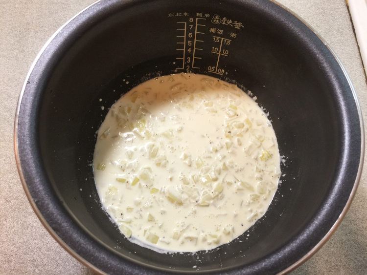明太子奶油炊饭步骤11