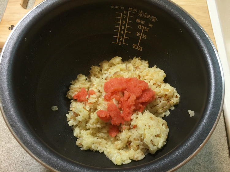 明太子奶油炊饭步骤16