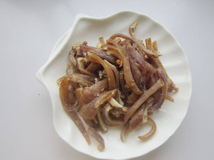 香干炒肉皮步骤4