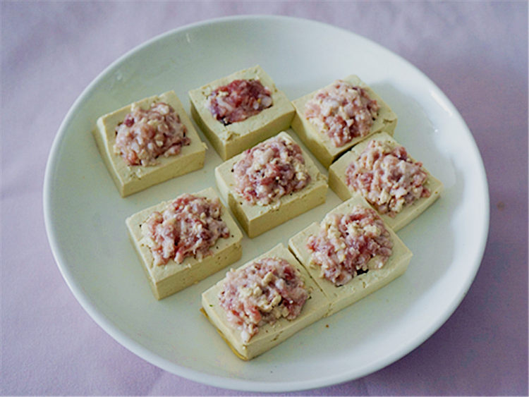 肉糜豆腐盒子步骤7