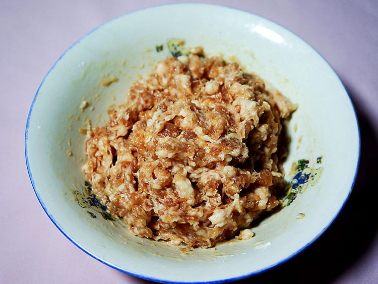 肉糜豆腐盒子步骤2