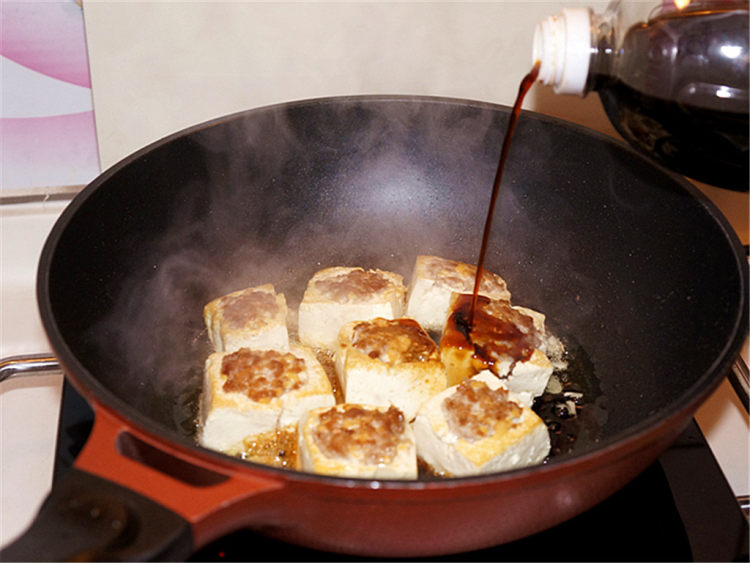 肉糜豆腐盒子步骤11