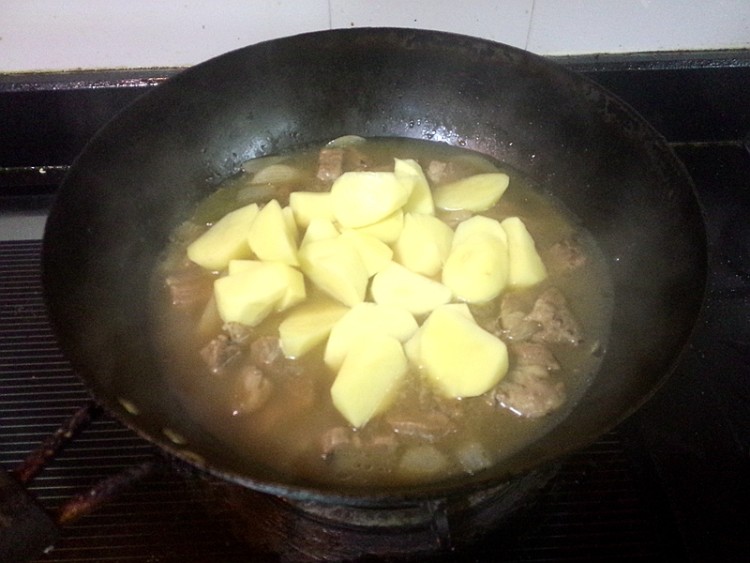 咖喱牛肉步骤12
