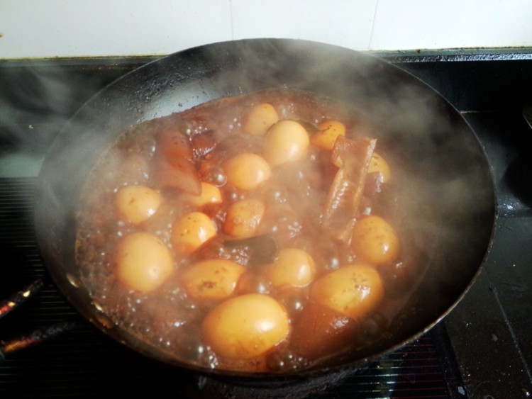 肉皮卤蛋步骤12