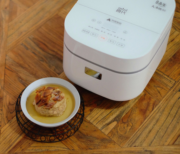 咸鱼鲞蒸肉饼步骤7