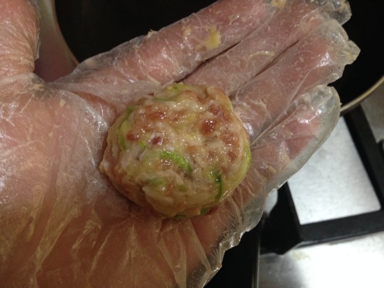 茄汁西葫芦猪肉饼步骤8