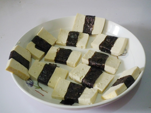 照烧海苔虾仁豆腐步骤6
