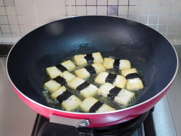 照烧海苔虾仁豆腐步骤9