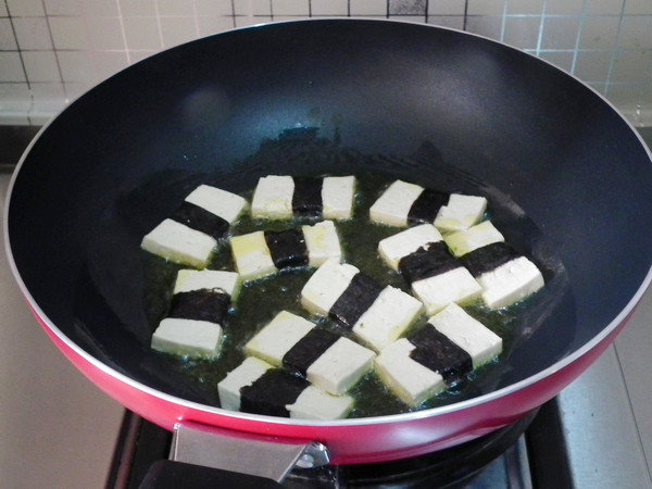 照烧海苔虾仁豆腐步骤8
