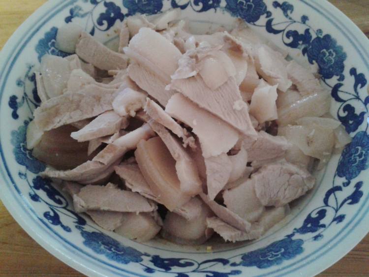 凉拌白肉步骤8