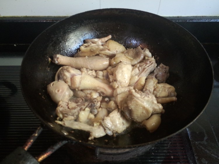 素鸡炖鸡步骤7