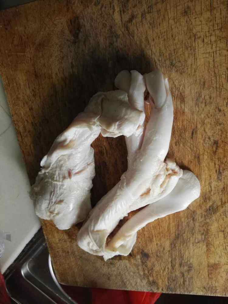 干烧蹄筋步骤1