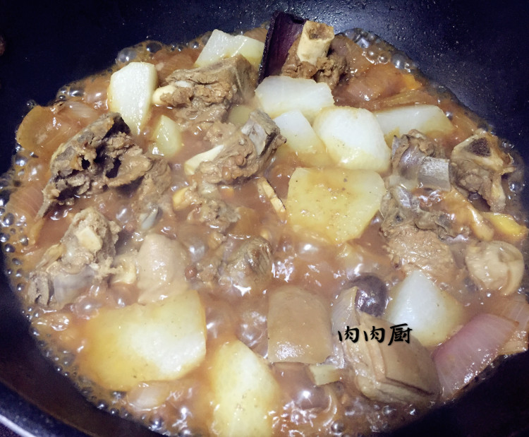 白萝卜羊肉煲步骤9