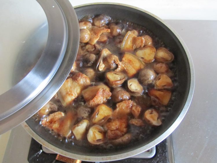 草菇肉片步骤5