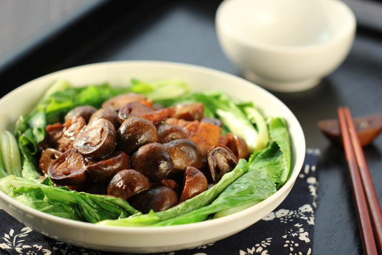 草菇肉片步骤9