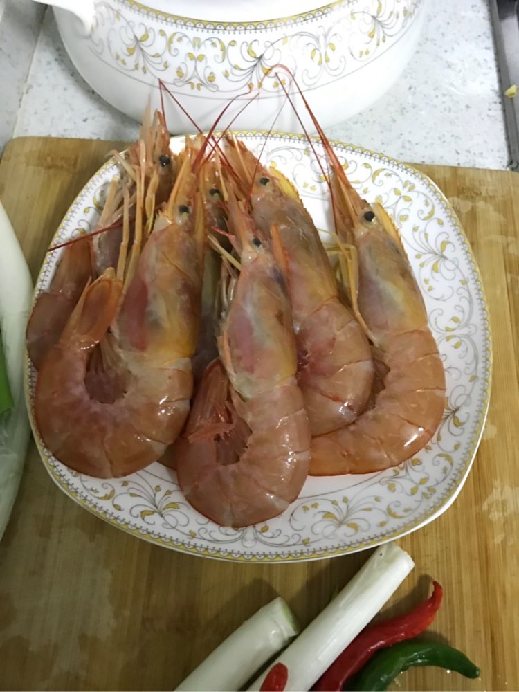 红烧阿根廷红虾步骤1