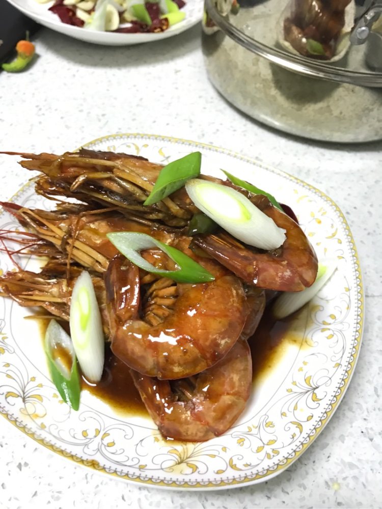 红烧阿根廷红虾步骤9