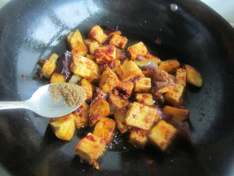 豆腐茄子煲步骤11