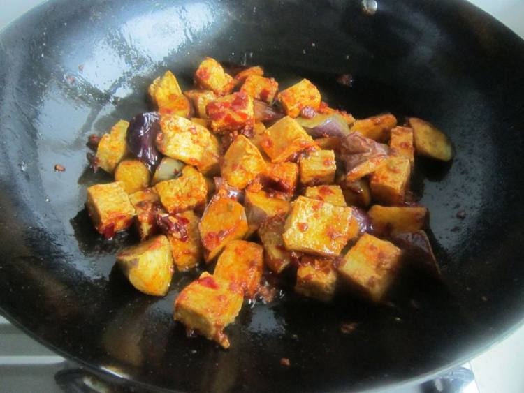 豆腐茄子煲步骤10