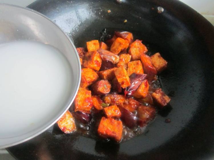 豆腐茄子煲步骤12