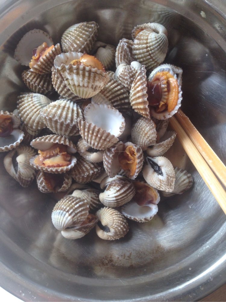 白灼血蛤步骤5
