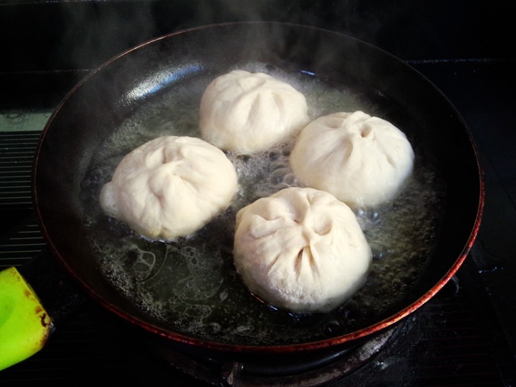 大白菜肉馅生煎包步骤10